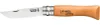 A single Opinel folding knife with a wooden handle is displayed against a white background. Podgląd zdjęcia produktu