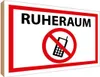 vianmo Holzschild 30x40 cm Ruheraum Handy verboten Produktbild-Vorschau 1