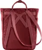 The back of a red backpack is shown. Produktbild-Vorschau