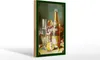Holzschild Kunst 20x30cm Stillleben Sekt Obstkorb Zitrone Produktbild-Vorschau 2