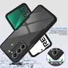 A phone case is shown with a phone inside, demonstrating its protective features. Produktbild-Vorschau