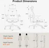 Newtral MagicH-BPro Ergonomischer Stuhl mit Fußstütze - Produktbild-Vorschau 7