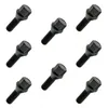 8x Schwarz Radschraube, M12x1.25, Gewindelänge: 28mm, Produktbild-Vorschau 1
