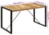 vidaXL Jídelní stůl 140x70x75 cm z masivního mangového Náhled obrázku produktu 7