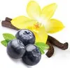 A close-up of blueberries, vanilla beans, and a yellow orchid. Produktbild-Vorschau