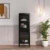 Vitrinenschrank ’Säkylä’ mit 1 Tür Stahl 150 x 50 x 35 cm Produktbild-Vorschau 2