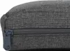 A close-up view of a dark gray dog bed with a zipper. Náhľad obrázku produktu