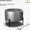 Ohniště Blumfeldt Ignite Pure – téměř bez kouře, rám z Náhled obrázku produktu 6
