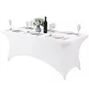 Stretch Cover Stretch obrus Tishcover Elastan White Náhľad obrázku produktu 2