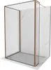 Mexen Kioto Duschwand Walk-in 100 x 100 x 40 cm, schwarzes Produktbild-Vorschau 1