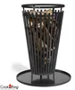 Chauffe terrasse, braséro en acier noir FLAME Ø 40 cm-45 -- Voir les images du produit 32
