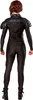 Back view of a person wearing a black costume. Produktbild-Vorschau