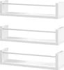 Three identical white shelves are stacked vertically against a white background. Produktbild-Vorschau