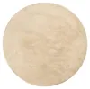 Flauschiger Teppich Rund - Cozy Beige Produktbild-Vorschau 1