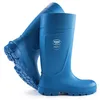 A pair of blue Bekina Steplite Easygrip S4 boots are shown against a white background. Produktbild-Vorschau