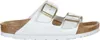 Birkenstock Arizona Pantoletten Damen Weiß 39 EU schmale Produktbild-Vorschau 9