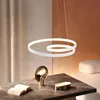 ZMH Lampa wisząca do jadalni Lampa wisząca LED: 40CM Biała Podgląd zdjęcia produktu 2