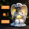 Grabschmuck, Solar Engel Gartenfiguren, Gartenstatuen, Produktbild-Vorschau 4