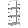 Libreria grigia Sonoma 50x33x117,5 cm in materiale ligneo Anteprima dell’immagine prodotto 6
