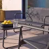 sweeek - Gartenlounge aus Metall und Textilene für 4 Produktbild-Vorschau 3