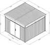 StarLine Metall Gerätehaus Modell Solidum 9,0 m² Produktbild-Vorschau 17