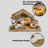 Presepe grande in vero legno con illuminazione in 39 x 23 x Anteprima dell’immagine prodotto 7