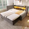 Flieks Schlafsofa 90x200cm mit Ausziehbett 90x190cm, Produktbild-Vorschau 1