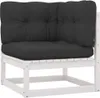 vidaXL 3-tlg. Garten-Lounge-Set mit Kissen Kiefer Produktbild-Vorschau 4