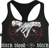 Gothicana by EMP Damen schwarzes Bikinitop mit Pentagramm Produktbild-Vorschau 1