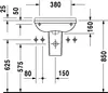 DURAVIT 0751500000 Handwaschbecken Starck 3 500 mm m.ÜL, Produktbild-Vorschau 6