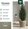 Vyveo - Květináč Liora - Béžový - 34x31 Náhled obrázku produktu 2