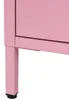 BELIANI Nachttisch Rosa Metall mit 2 Schubladen und 2 Produktbild-Vorschau 8