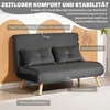 HOMCOM Schlafsofa 3 in 1, 190x120cm 2 Sitzer Sofa mit Produktbild-Vorschau 6