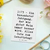 Mr. & Mrs. Panda Postkarte Spruch 1973 Geburtstag - Weiß - Produktbild-Vorschau 2