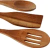 Set utensili da cucina in legno di acacia: cucchiaio Anteprima dell’immagine prodotto 6