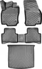 3D Auto Gummimatten & Kofferraumwanne für VW Touran (2.Gen) Produktbild-Vorschau 1
