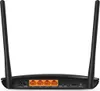 The back view of a black TP-Link Archer MR200 router with two antennas extended. Podgląd zdjęcia produktu