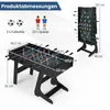 Skládací stolní fotbal COSTWAY pro 2–4 hráče, stůl o délce Náhled obrázku produktu 3