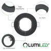 LUMILED 6x vestavná bodová svítidla pevná plochá místa pro Náhled obrázku produktu 4