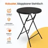 Goliving Bartisch Ø80x110cm - Stehtisch - Klappbar - Stabil Produktbild-Vorschau 6