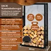 BLACK OAK JACK 120-80 Kaminholzregal 120x80x25cm Metall Produktbild-Vorschau 2