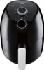 A black air fryer with a white handle is shown against a white background. Produktbild-Vorschau