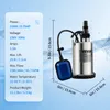 VEVOR Schmutzwasserpumpe 550W Tauchpumpe 230V Gartenpumpe Produktbild-Vorschau 8