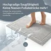 Komfortec Badvorleger Set 2 Teilig, Frottee Duschvorleger, Produktbild-Vorschau 3