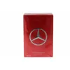 A red perfume box with the Mercedes-Benz logo. Voir les images du produit