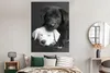 MuchoWow® Poster Hunde - Welpe - Schwarz - Weiß - Tiere Produktbild-Vorschau 4