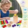 Montessori Spielzeug ab 1 Jahr, 3-in-1 Holzspielzeug für Produktbild-Vorschau 6
