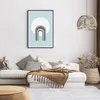 Gerahmtes Poster - Schwarzer Rahmen - Formen Rad Linien - Produktbild-Vorschau 7