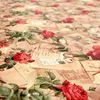 Tafelzeil 240 x 140 cm, kunstvezel, rozen en letters, voor Productafbeelding-voorbeeld 3