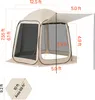 SucceBuy tenda da campeggio 304,8 x 280,4 cm, tenda pop-up Anteprima dell’immagine prodotto 8